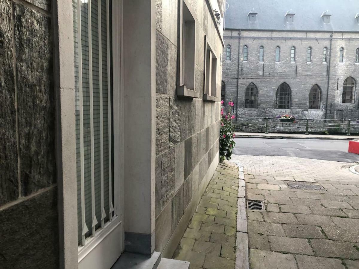 Studio Medieval City Center At River De Leie Gent Bagian luar foto